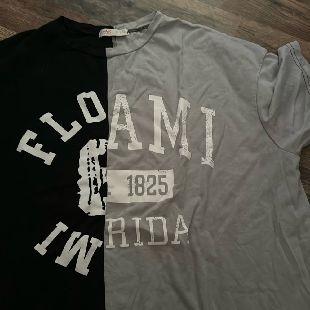 Romwe Oversize Florida Miami Graphic T-Shirt Size Medium